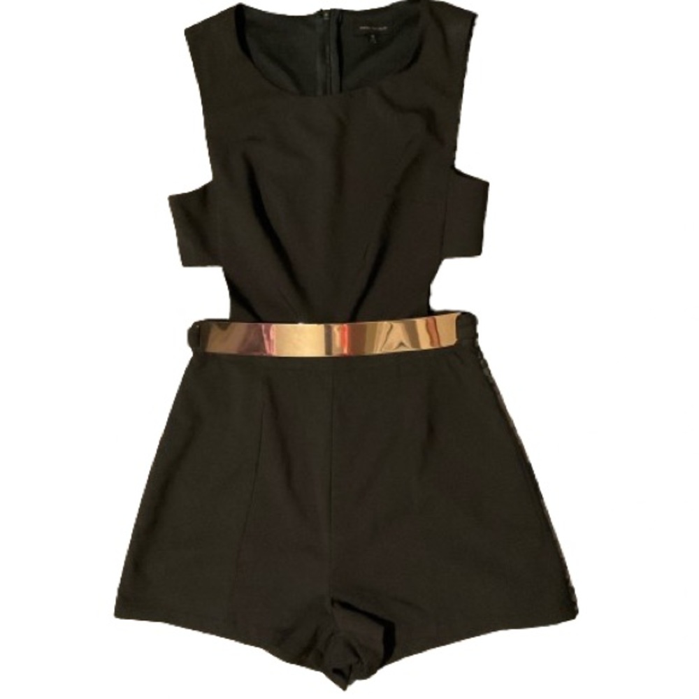 Miss Avenue black cutout romper